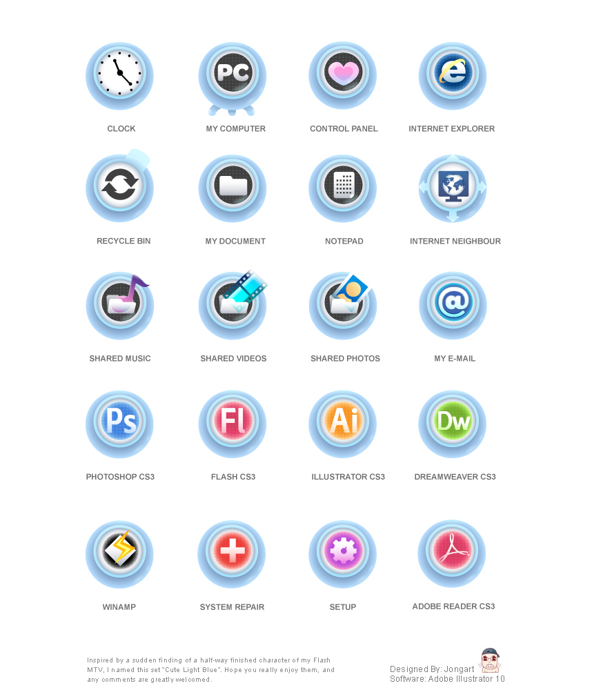 Free cute animals Icons - Animal Icons, Cartoon Icons free download