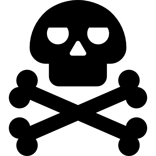 Death Skull Button Dead Symbol Svg Png Icon Free Download (#488688 