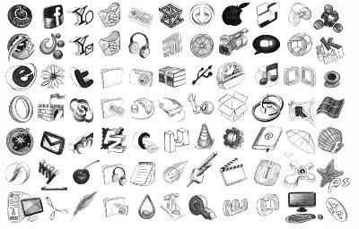A Collection of Free Sketch and Drawing Icon Set - Mockup Plus 