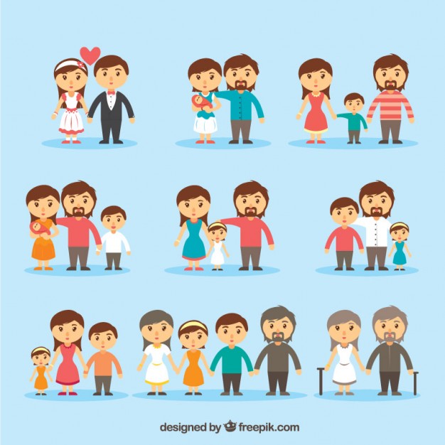 Family Icon Collection Vector | Free Download