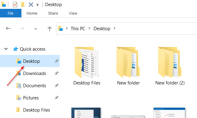 How To Access Desktop Icons  Files In Windows 10 Tablet Mode