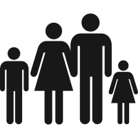 Family silhouette Icons | Free Download