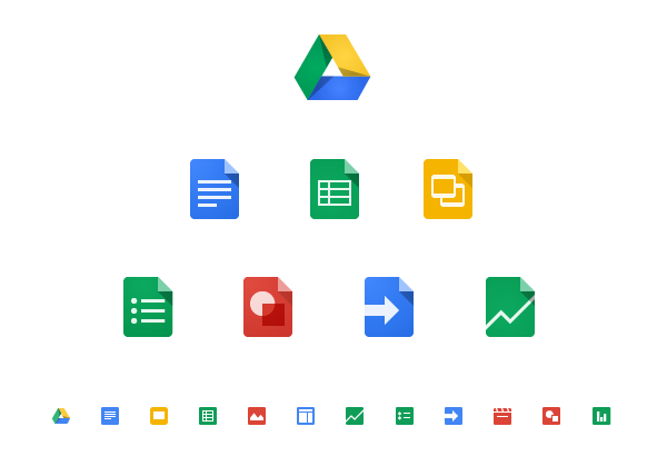 Google Drive Icons on Behance