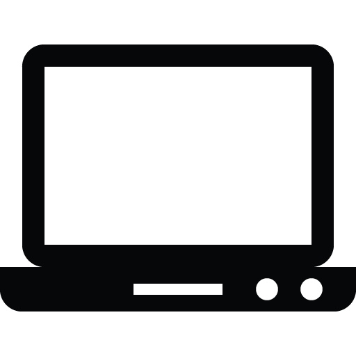 Flat laptop icon design - Transparent PNG  SVG vector
