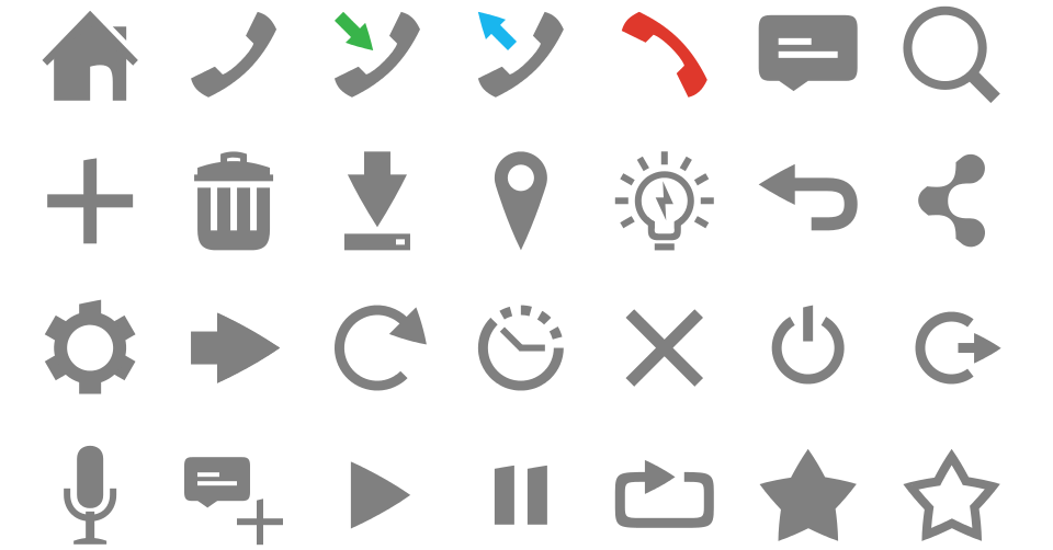 New Icon | 100 Flat Iconset | GraphicLoads