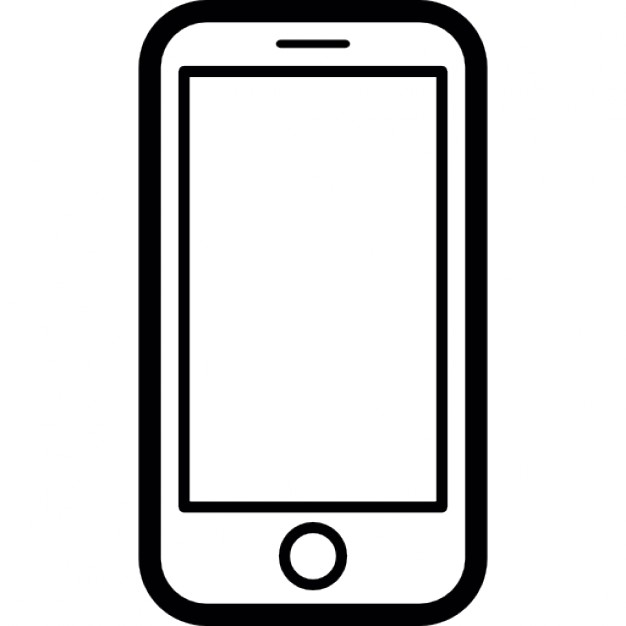 Finger touching smartphone sketch icon for web, mobile and 