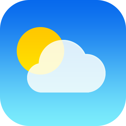 Flat icon weather with alpha channel PNG format with ALPHA 