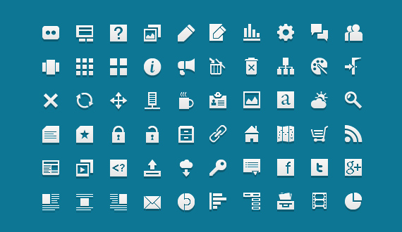 Web icons,  1,800 free files in PNG, EPS, SVG format