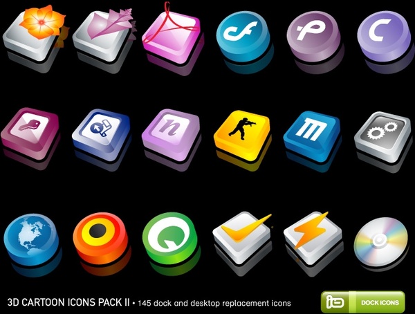 20 Sets of Creative Social Media Icons for Windows  Apple Flat 