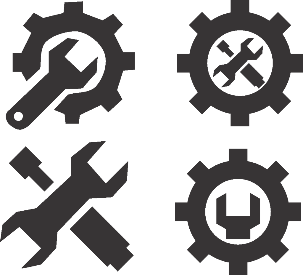 Gears icon stock vector. Illustration of cogwheel, modern - 8866856