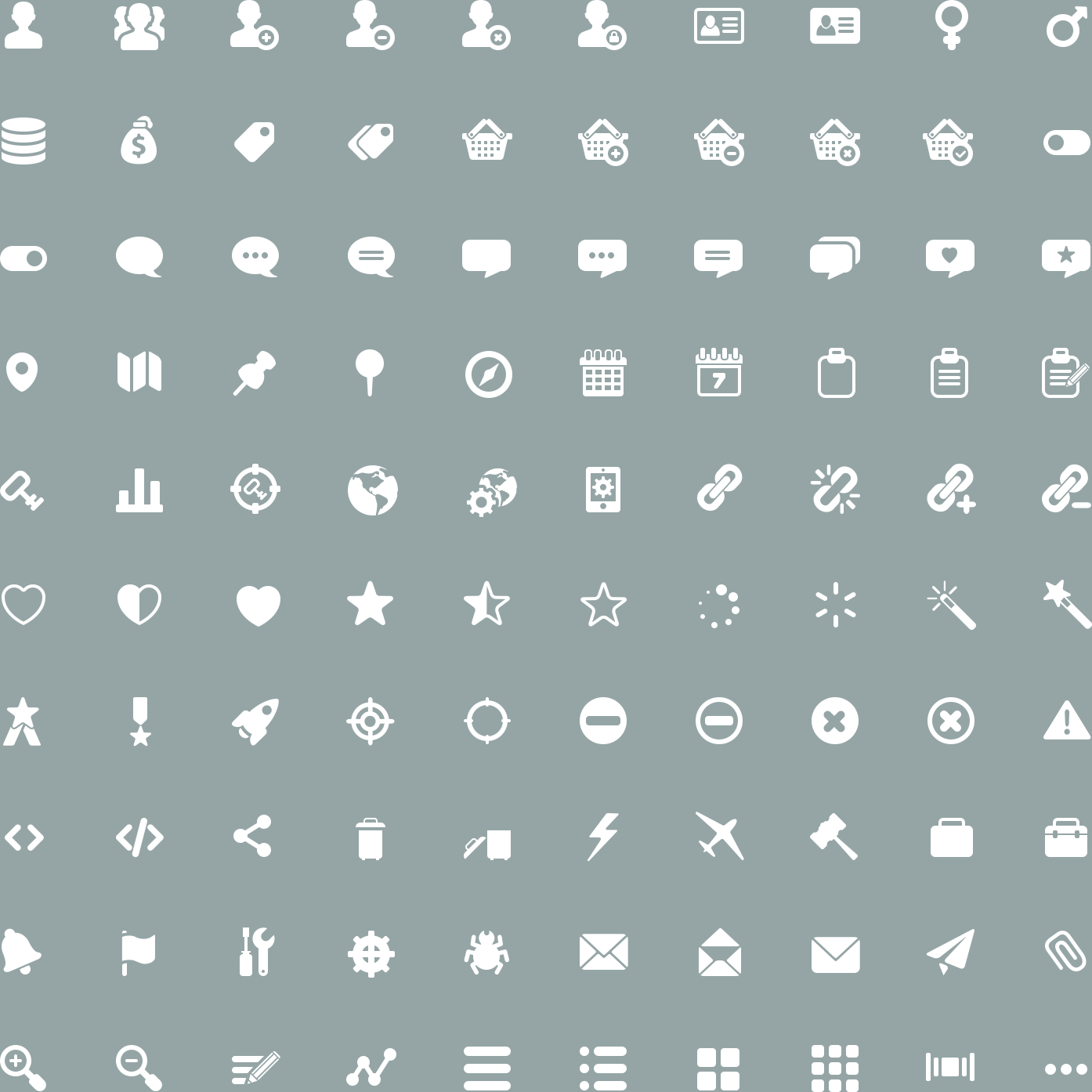 20 Free Web Icon  Glyph Packs for Your UI Designs