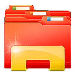 Folder Libraries Icon | Soda Red Iconset | TrySoda