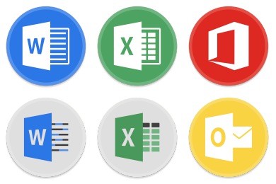 Microsoft Office Product Icons  Pablo Rochat