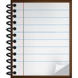 Pencil on a notes paper Icons | Free Download