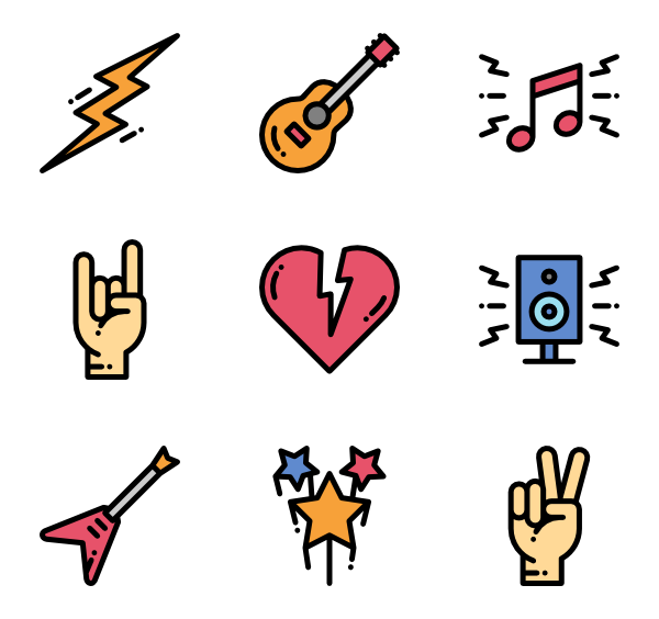 Rock icons | Noun Project