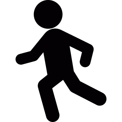 Clipart - Running man icon