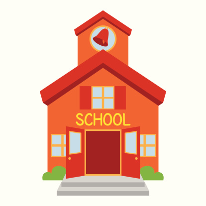 Free orange school icon - Download orange school icon