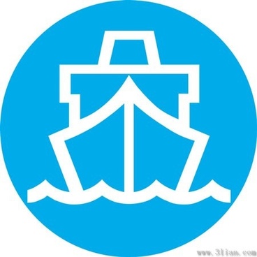 Sea ship with containers - Free transport icons