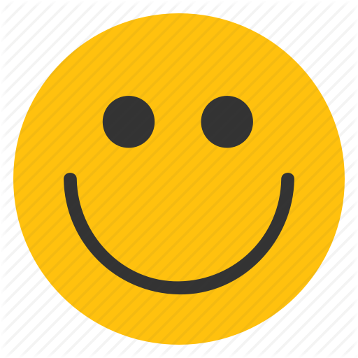 Simple Emoticon Smiley Face Yellow Smiling Stock Vector 653088790 