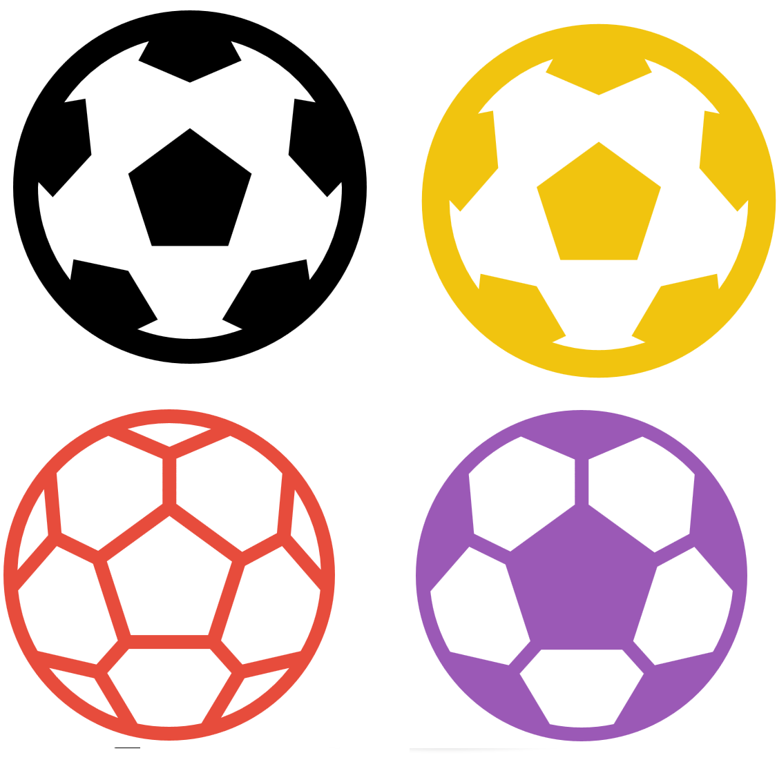 Soccer Icon On Black And White Vector Backgrounds Vector Art 