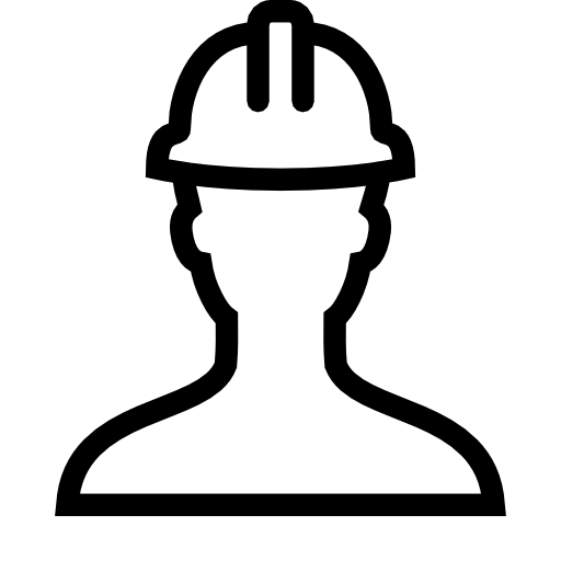 Black worker icon - Free black user icons