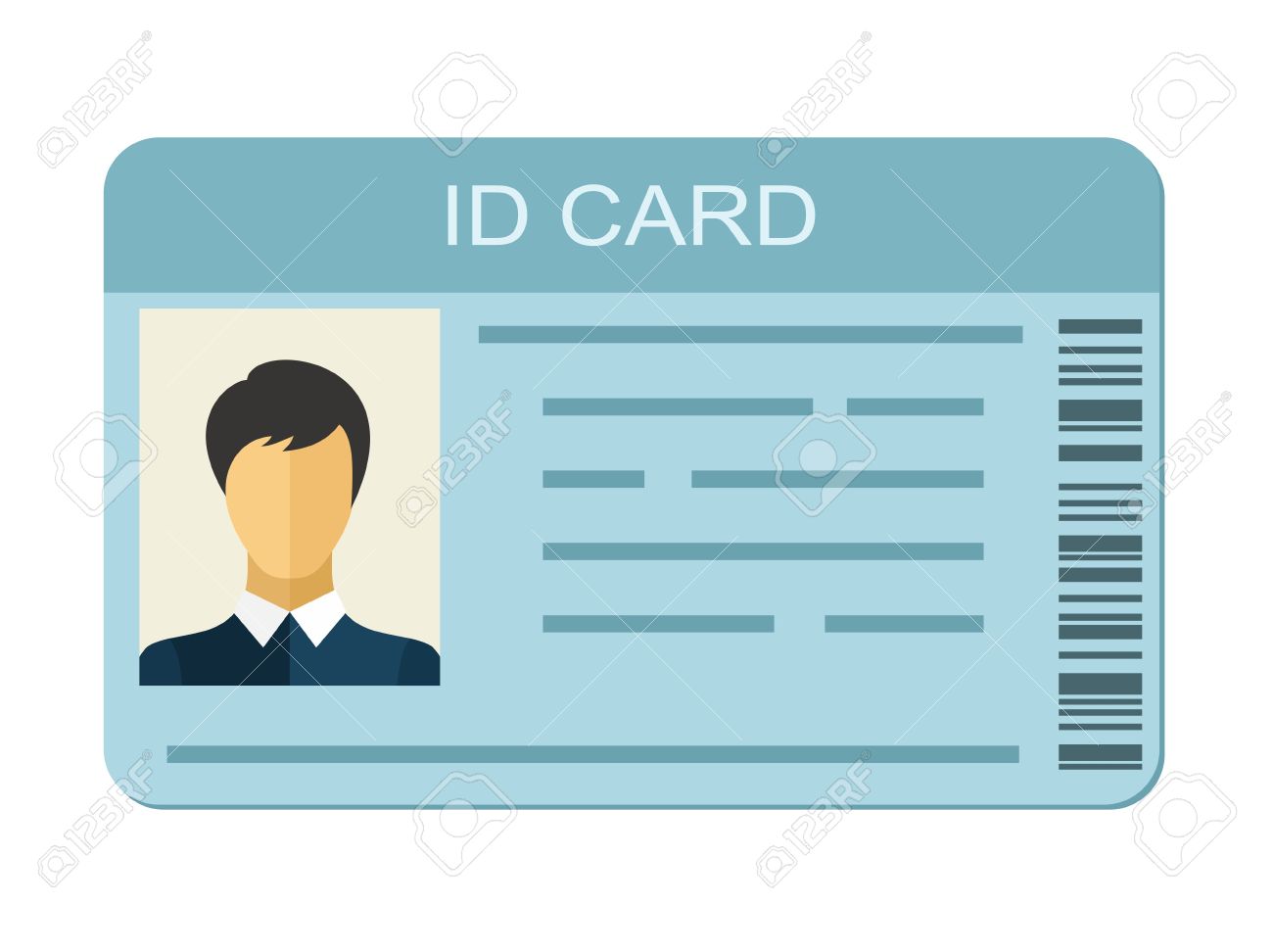 Press pass id card line icon. Press pass id card line icon 