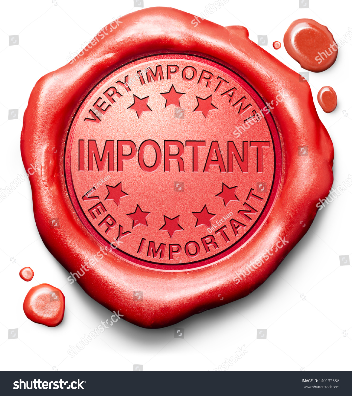 Important Label Highest Importance Icon Attention Stock 