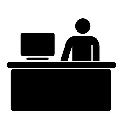 Collection of information desk icons free download