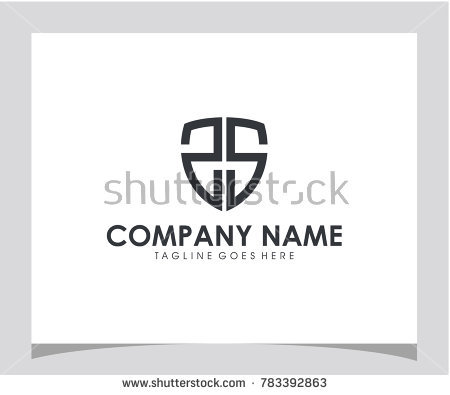 VP - Initial Icon Element Logo Vector Stock image and royalty 