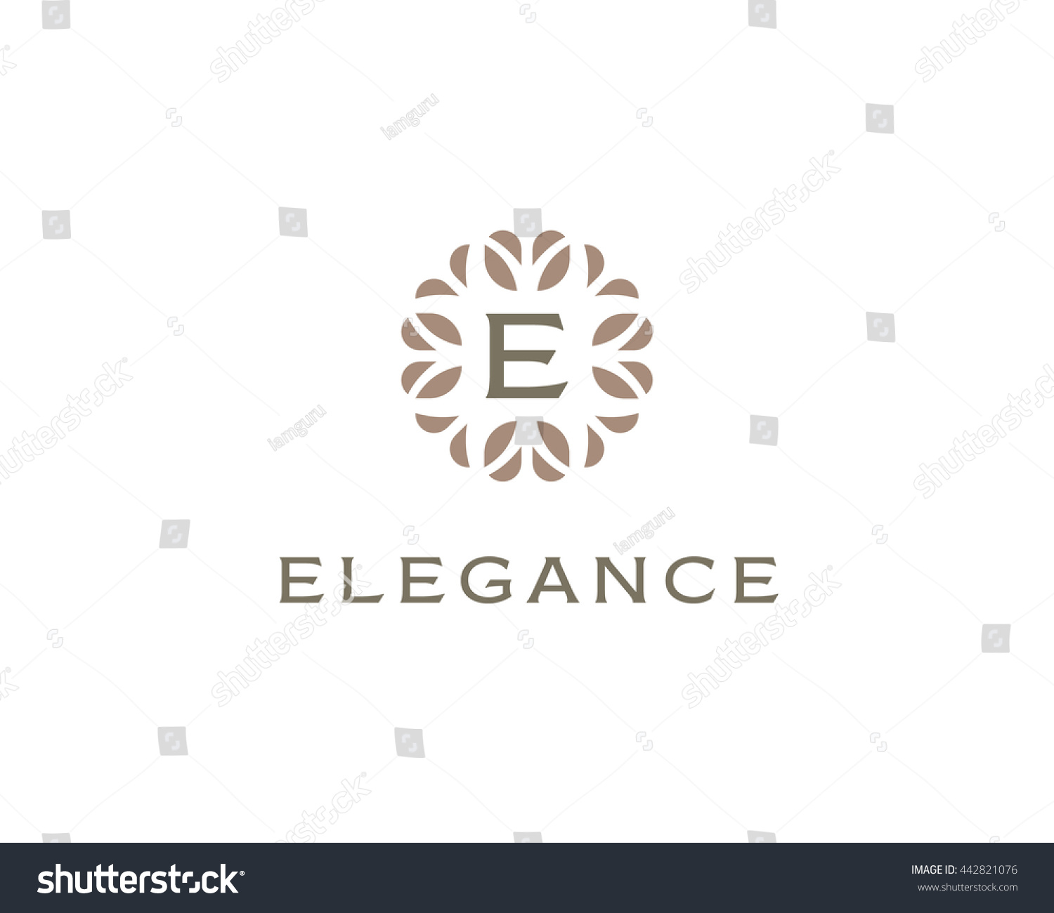 Sophisticated Luxury Logos Initials Icon Design Stock Vector 