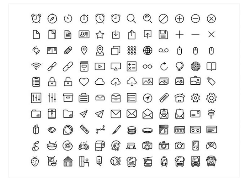 50 Free Flat Icons (Sketch  Illustrator) by Alexis Doreau 