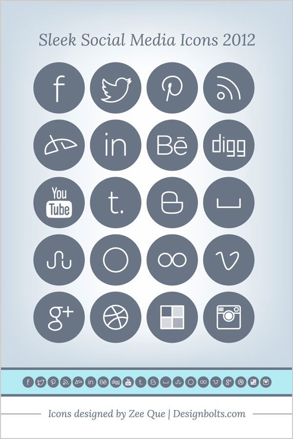 20 Facebook Twitter Instagram Logo Icons Vector Symbols PNG
