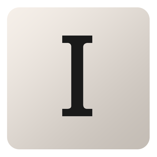 Instapaper Icon | Flat Gradient Social Iconset | limav