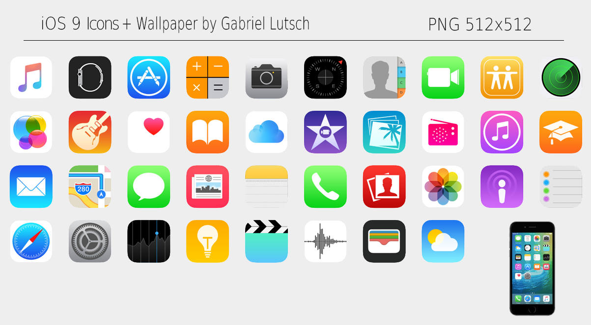 Download, IOS 7 symbol Icons | Free Download