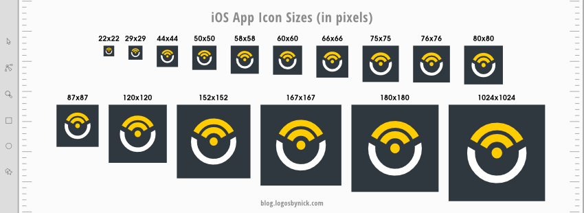 Sizes  Guidelines for Designing App Icons (iOS  Android) | Logos 