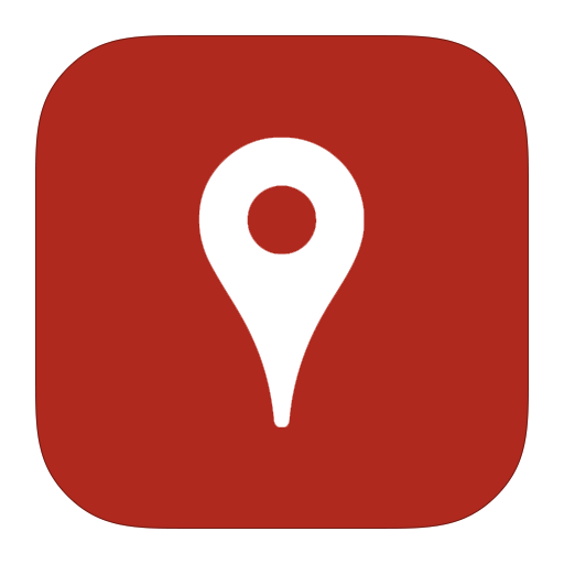 Maps mark symbol of IOS 7 interface Icons | Free Download