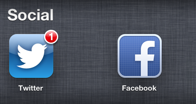 iPhone Facebook Icon - iPhone Social Icons 