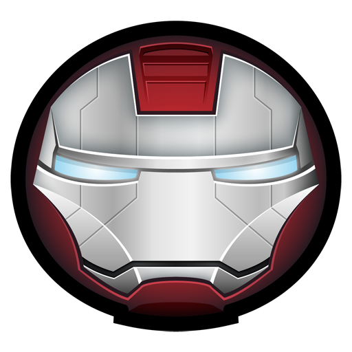 Classic Helmet Icon - Iron Man Icon Set 