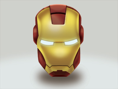 Iron Man Icon by Kyle Adams - Dribbble