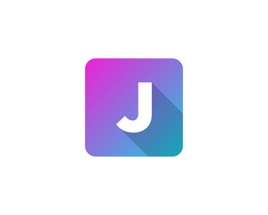 White letter j icon - Free white letter icons
