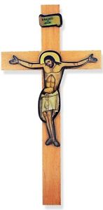 Crucifix Crucifixion Of Jesus Christ Flat Icon For Religious 