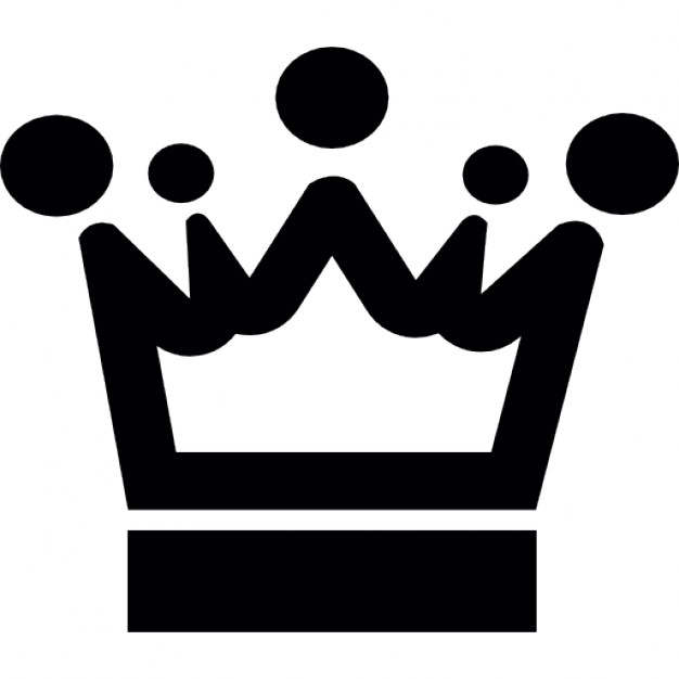 King crown logo icon set Royalty Free Vector Image