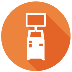 Touch screen kiosk Icon | Office Space Iconset | VisualPharm