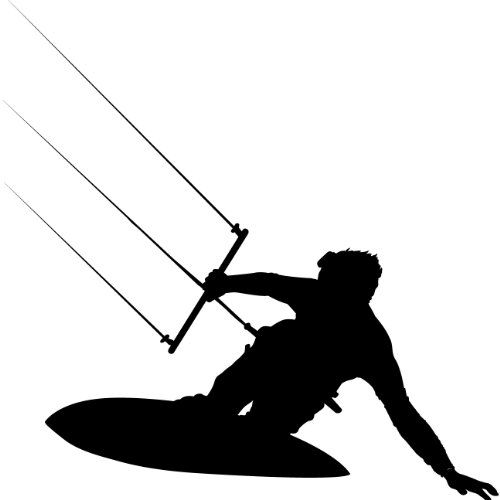 Kitesurfing Icons Vector - Download Free Vector Art, Stock 