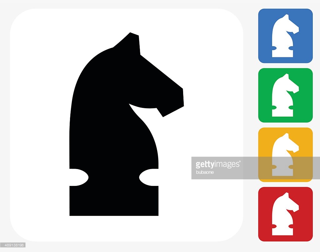 Knight chess icon image Royalty Free Vector Image