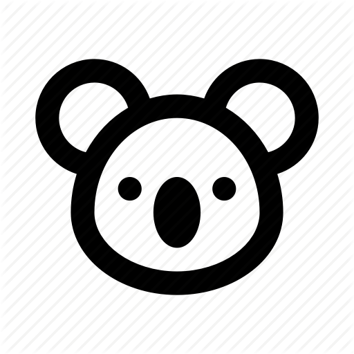 Koala Emoji Vector Icon | Free Download Vector Logos Art Graphics 