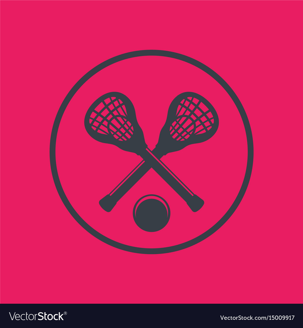 Lacrosse silhouette of a person with a racquet Icons | Free Download