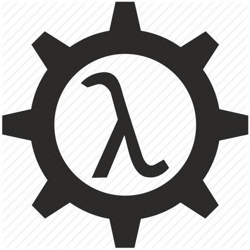 Lambda greek letter icon, Lambda symbol vector illustration Stock 