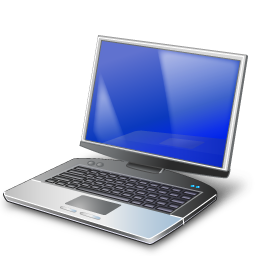 Flat laptop icon illustration - Transparent PNG  SVG vector