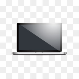 Laptop flat icon design in blue - Transparent PNG  SVG vector